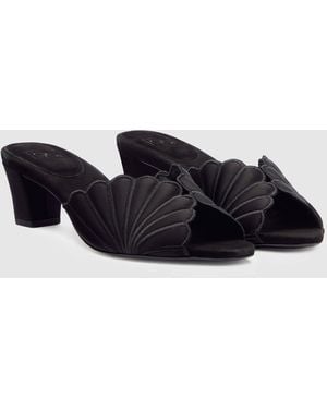 Reformation Waldena Block Heeled Mule - Multicolour
