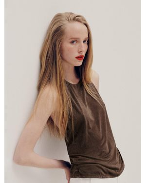 Reformation Hugo Knit Top - Brown