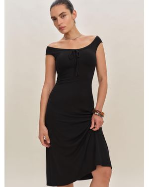 Reformation Milo Knit Dress - Black