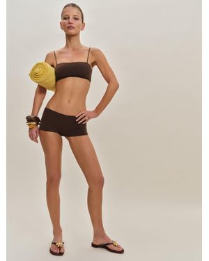 Reformation Faro Bikini Bottom - Natural