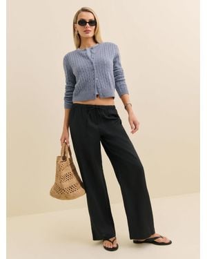 Reformation Olina Linen Pant - Natural