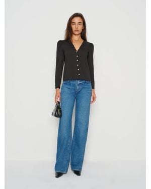 Reformation Hemsley Top - Blue
