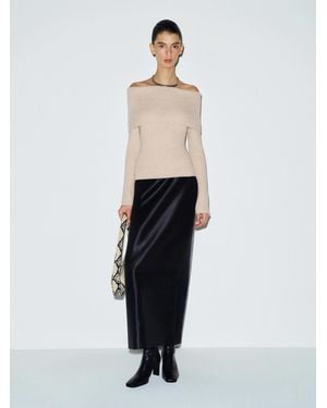 Reformation Nina Cashmere Sweater - White