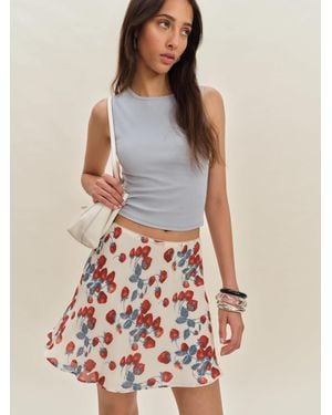 Reformation Brandy Skirt - White