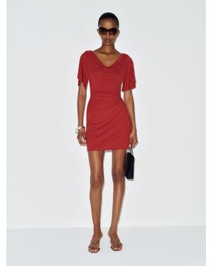 Reformation Nina Knit Dress - Red