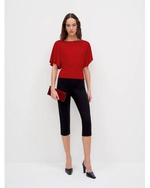 Reformation Avery Knit Top - Red