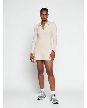 Reformation Desirae Ecostretch Dress - White