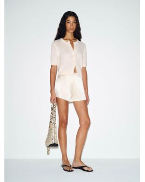 Reformation Maude Cashmere Cardigan - White
