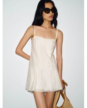 Reformation Allis Dress Lace - White