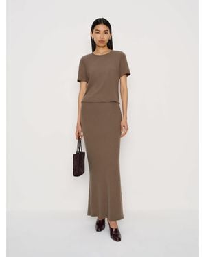 Reformation Amy Knit Two Piece - Natural