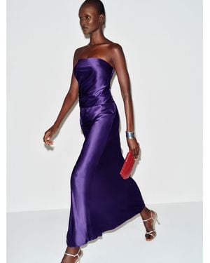 Reformation Meshea Silk Dress 0 - Blue