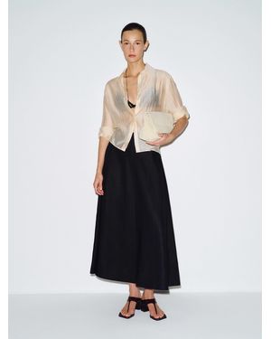 Reformation Petites Peony Linen Skirt 0P - White