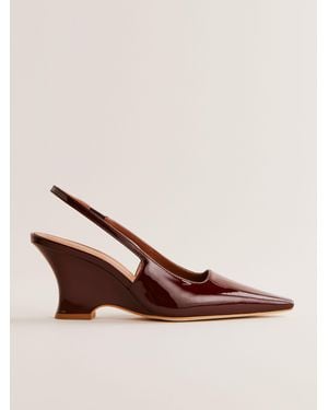 Reformation Nicola Slingback Wedge - Brown