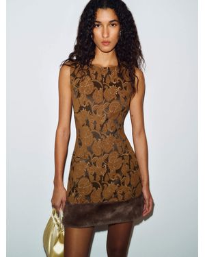Reformation Citron Dress 0 - Brown