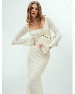 Reformation Tilda Knit Dress - White