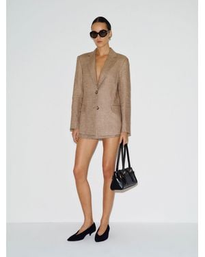 Reformation James Linen Blazer - Natural