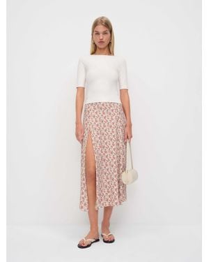 Reformation Zoe Skirt 0 - White