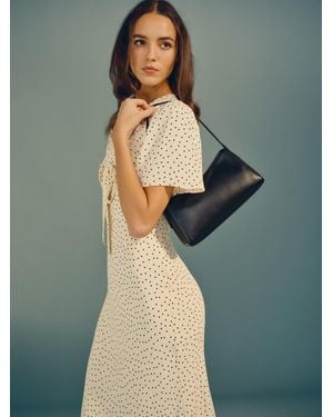 Reformation Hannah Shoulder Bag Leather - Natural