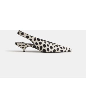 Reformation Calista Slingback Heel - White