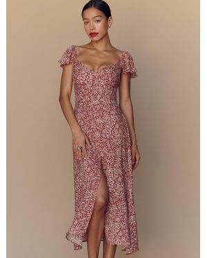 Reformation Petites Baxley Dress - Brown