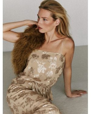 Reformation Silvia Top Lace 0 - Brown
