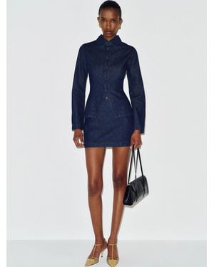 Reformation Chloe Denim Two Piece - Blue