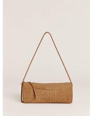 Reformation Simona Cylinder Bag - Natural