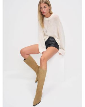 Reformation Dominique Knee Boot 5 - White