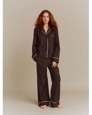 Reformation Coco Pajama Set - Natural
