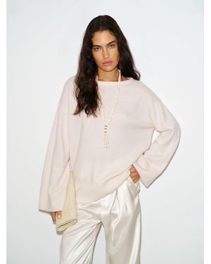 Reformation Beverly Cashmere Jumper - Pink
