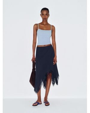 Reformation Liliana Skirt - Blue