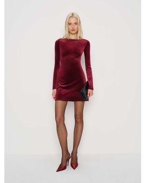 Reformation Jaelynn Knit Dress - Red