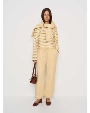 Reformation Skye Boyfriend Sweatpant - Natural