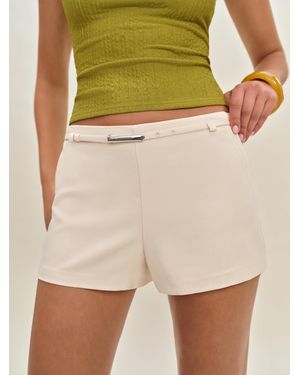 Reformation June Low Rise Short 10 - Natural