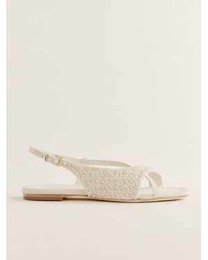 Reformation Marion Flat Sandal - Natural