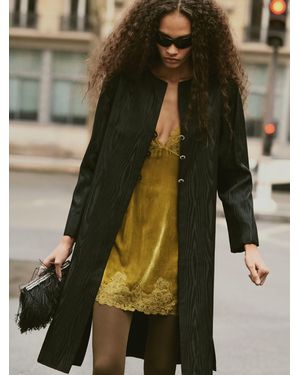 Reformation Cailen Velvet Dress 0 - Green
