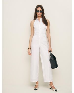 Reformation Ryan Linen Jumpsuit - Natural