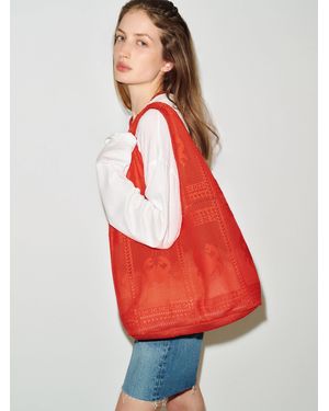 Reformation Aurelia Tote Bag - Red