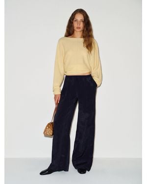 Reformation Elise Pant Crinkle - Blue