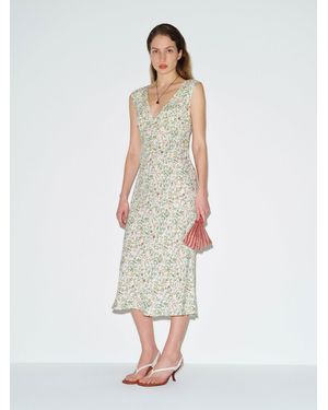 knee length dresses for ladies Reformation Wrap Midi Dress main image 0