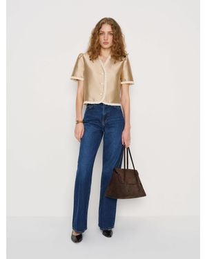 Reformation Bess Top - Blue