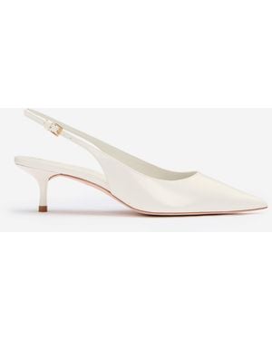 Reformation Wrenley Heeled Slingback 6 - White