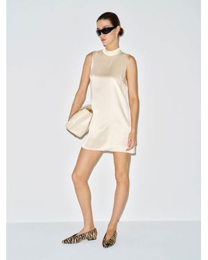 Reformation Lantana Silk Dress - White