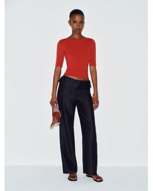Reformation Santino Knit Top - Red