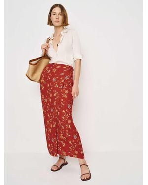 Reformation Opal Low Waist Skirt - Red
