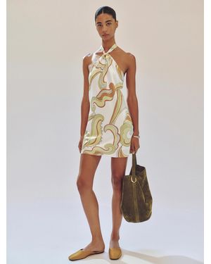 Reformation Opaline Silk Dress - Natural