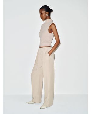 Reformation Frances Low Rise Relaxed Pant 0 - White