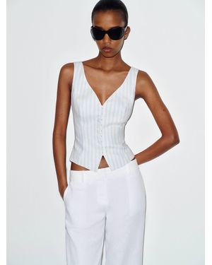 Reformation Indie Linen Top - White