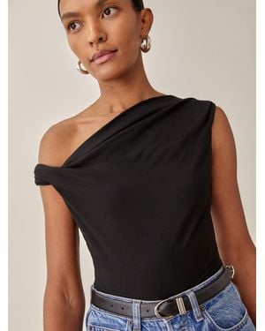 Reformation Cello Knit Top - Black