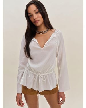 Reformation Orianne Top - White